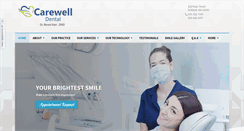 Desktop Screenshot of carewelldental.com